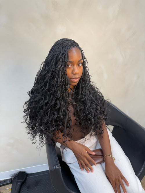 Loose wave human hair boho